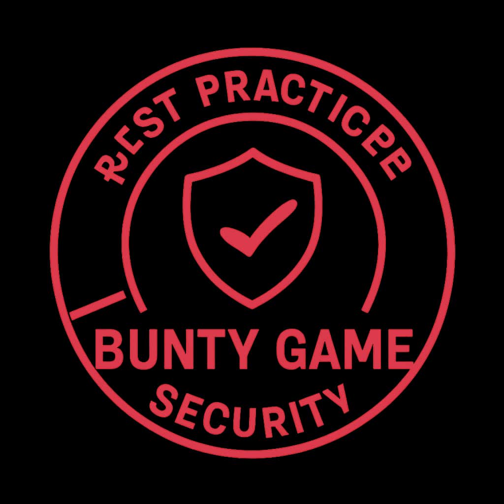 A badge symbolizing security practices for Bunty Game.