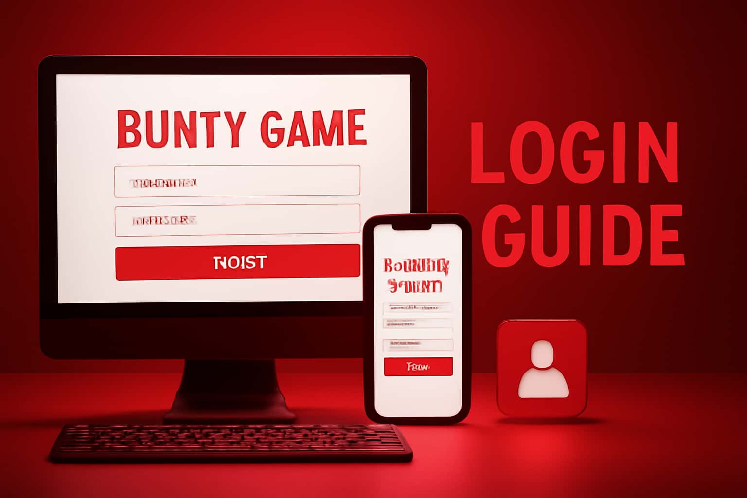 A visual representation of the Bunty Game Login Guide featuring a modern interface.