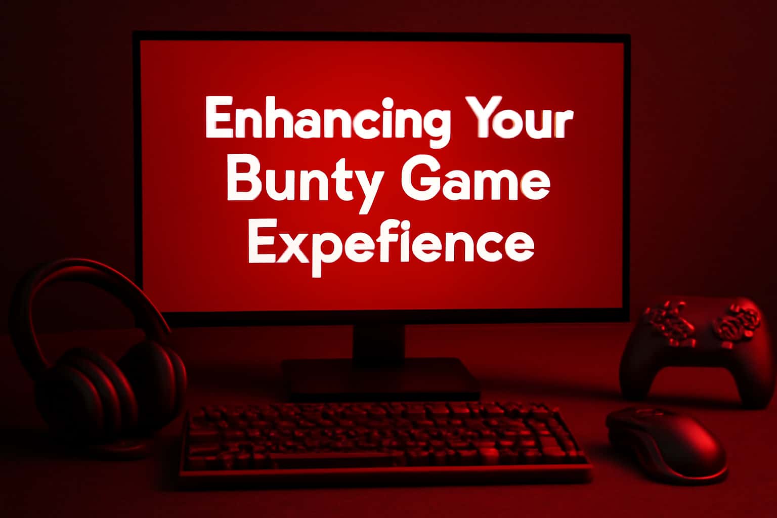 An informational scene illustrating how to enhance the Bunty Game experience.