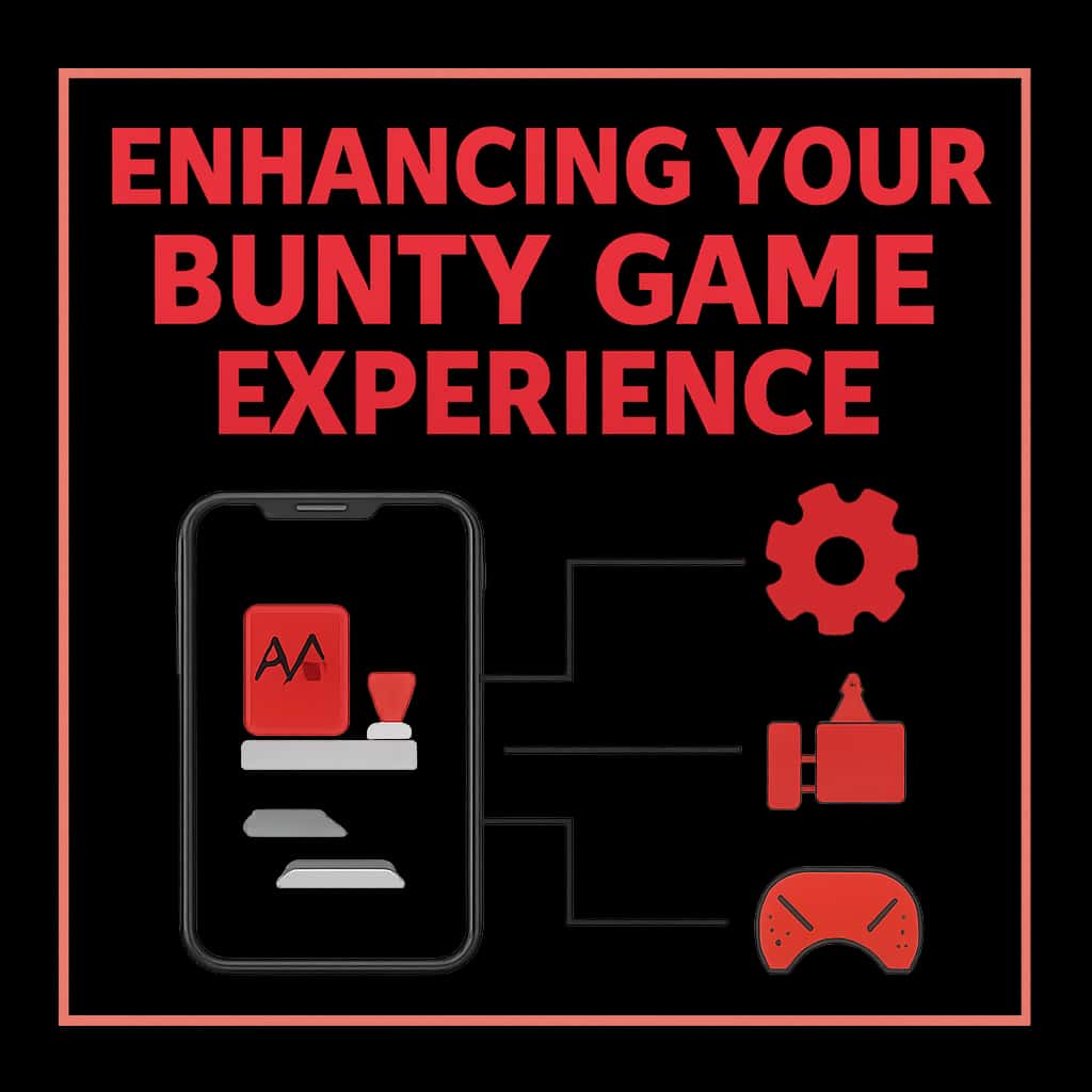 A diagram explaining the Bunty Game experience enhancements.