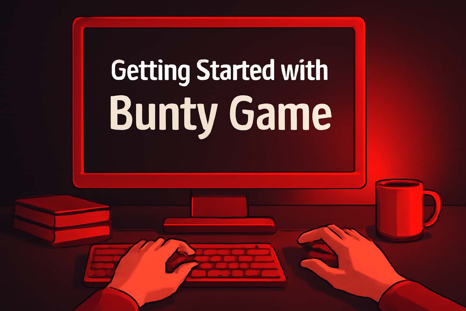 A neutral informational scene depicting the title 'Getting Started with Bunty Game' in a professional style.