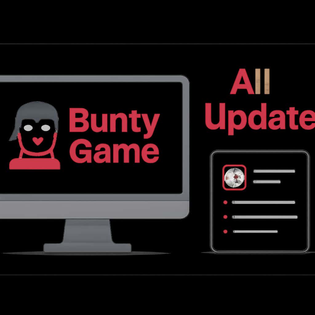 A diagram illustrating the features of 'All Bunty Game Updates'.